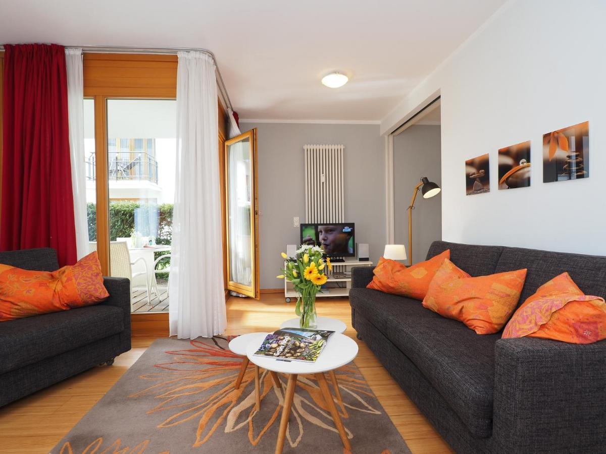 Kaiservillen Heringsdorf - Ferienwohnung Mit 1 Schlafzimmer Und Terrasse D201 Eksteriør billede